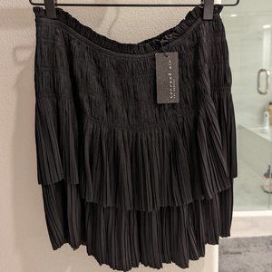 Anthropologie Current Air Tiered Ruffled Mini Skirt Size S